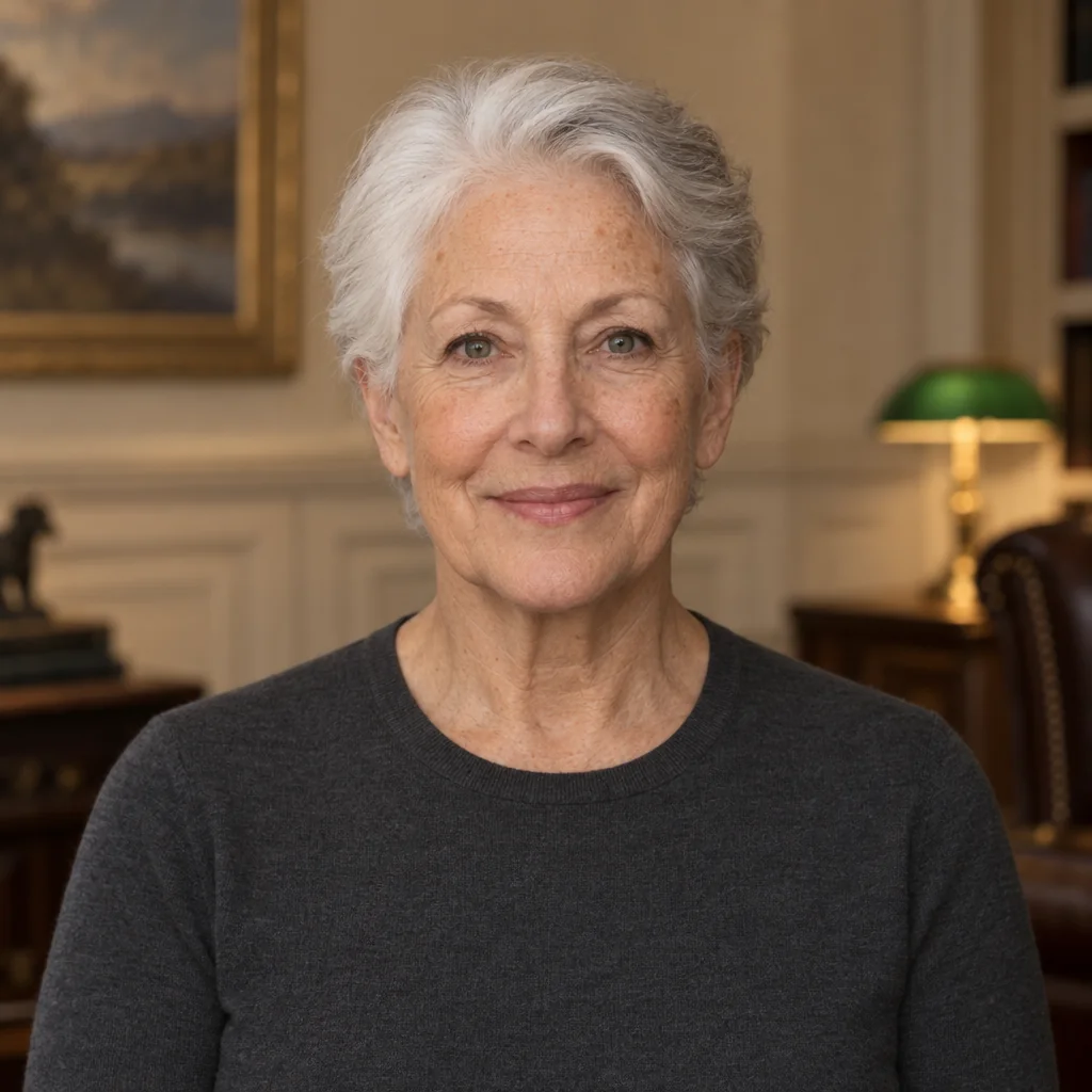 Marlene, a CueVue presenter portrait example