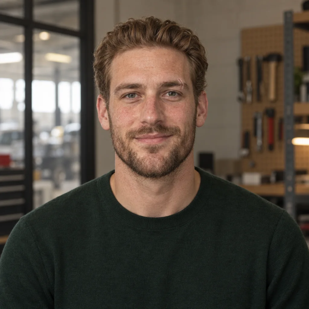 Grady, a CueVue presenter portrait example