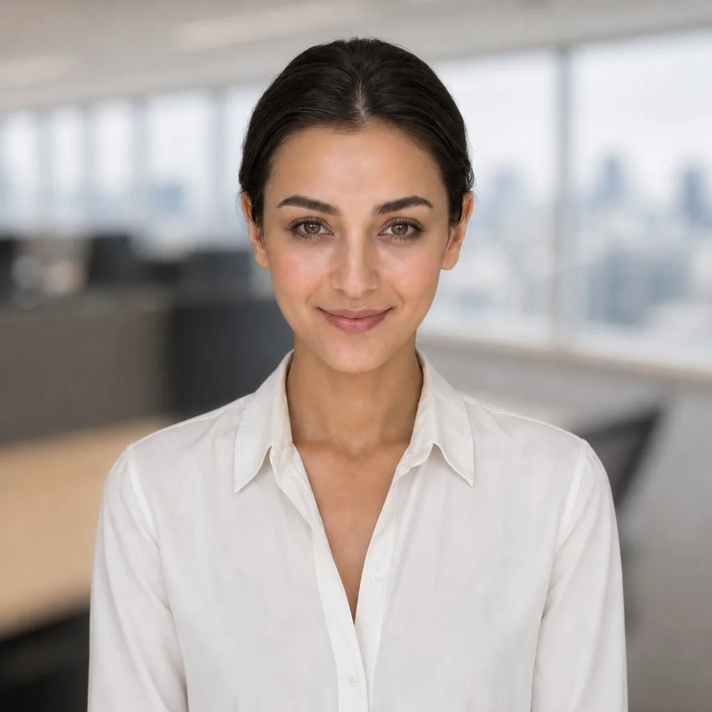 Leyla, a CueVue LiveRep presenter for course enquiries