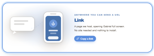 Client Site Overlay link ready to copy and share